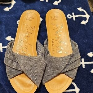 Malibu Blowfish Slide On Sandles Size 9